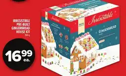 Metro IRRESISTIBLE PRE-BUILT GINGERBREAD HOUSE KIT offer
