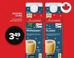Metro IRRESISTIBLE EGG NOG offer
