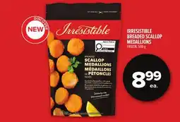 Metro IRRESISTIBLE BREADED SCALLOP MEDALLIONS offer