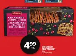 Metro IRRESISTIBLES CRISP CRACKERS offer