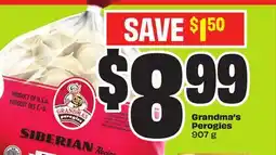 FreshCo Grandma's Perogies 907 g offer