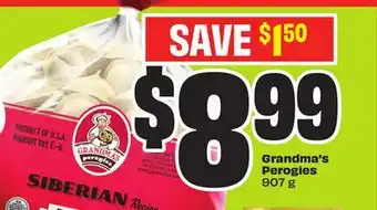 FreshCo Grandma's Perogies 907 g offer