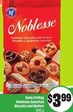FreshCo Hans Freitag Noblesse Assorted Biscuits and Wafers 300g offer