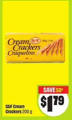 FreshCo S&F Cream Crackers 200 g offer
