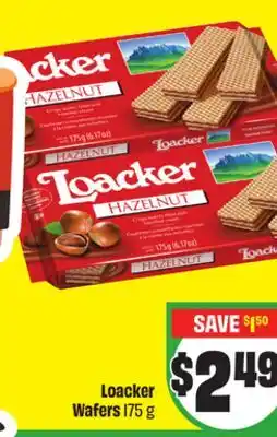 FreshCo Loacker Wafers 175g offer
