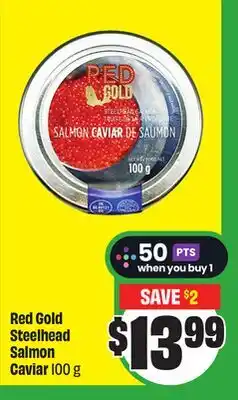 FreshCo Red Gold Steelhead Salmon Caviar 100 g offer
