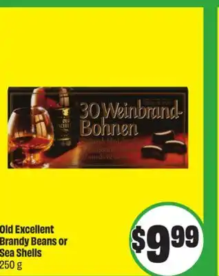 FreshCo Old Excellent Brandy Beans or Sea Shells 250 g offer