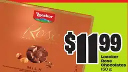 FreshCo Loacker Rose Chocolates 150 g offer