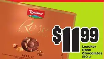 FreshCo Loacker Rose Chocolates 150 g offer
