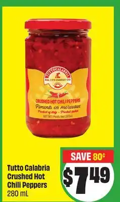 FreshCo Tutto Calabria Crushed Hot Chili Peppers 280 mL offer