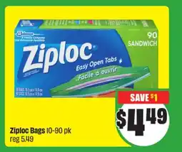 Chalo FreshCo Ziploc Bags 10-90 pk offer