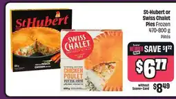Chalo FreshCo St-Hubert or Swiss Chalet Pies Frozen 470-800 g offer