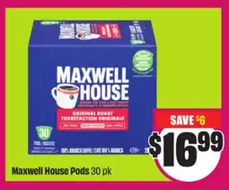 Chalo FreshCo Maxwell House Pods 30 pk offer
