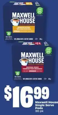 Chalo FreshCo Maxwell House Single Serve Pods 30 pk offer