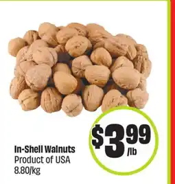 Chalo FreshCo In-Shell Walnuts Product of USA 8.80/kg offer