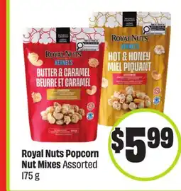 Chalo FreshCo Royal Nuts Popcorn Nut Mixes Assorted 175 g offer