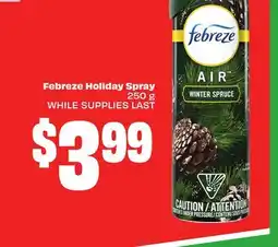 Chalo FreshCo Febreze Holiday Spray 250 g offer