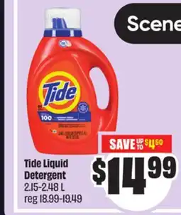 Chalo FreshCo Tide Liquid Detergent 2.15-2.48 L offer