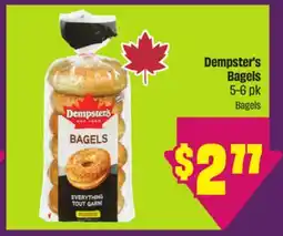 Chalo FreshCo Dempster's Bagels 5-6 pk offer