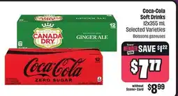 Chalo FreshCo Coca-Cola Soft Drinks 12x355 mL Selected Varieties offer