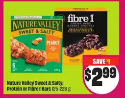 Chalo FreshCo Nature Valley Sweet & Salty, Protein or Fibre 1 Bars 125-226 g offer