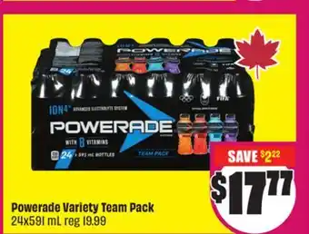 Chalo FreshCo Powerade Variety Team Pack 24x591 mL offer