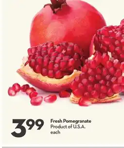 Longo's Fresh Pomegranate offer