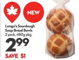 Longo's Longo's Sourdough Soup Bread Bowls offer