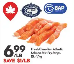Longo's Fresh Canadian Atlantic Salmon Stir-Fry Strips offer