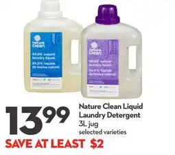 Longo's Nature Clean Liquid Laundry Detergent offer