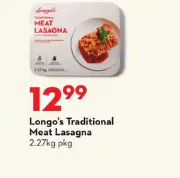 Longo's Longo's Traditional Meat Lasagna offer