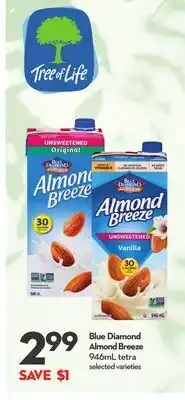 Longo's Blue Diamond Almond Breeze offer