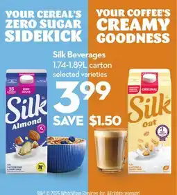 Longo's Silk Beverages offer