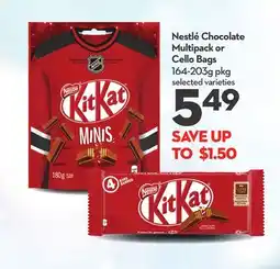 Longo's Nestlé Chocolate Multipack or Cello Bags offer
