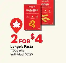 Longo's Longo's Pasta offer