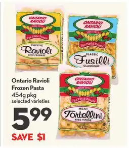 Longo's Ontario Ravioli Frozen Pasta offer