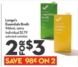 Longo's Longo's Essentials Broth offer