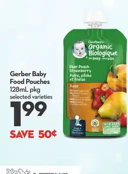 Longo's Gerber Baby Food Pouches offer