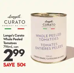 Longo's Longo's Curato Whole Peeled Tomatoes offer