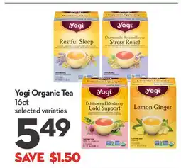 Longo's Yogi Organic Tea offer