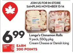 Longo's Longo's Cinnamon Rolls offer