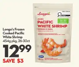 Longo's Longo's Frozen Cooked Pacific White Shrimp offer