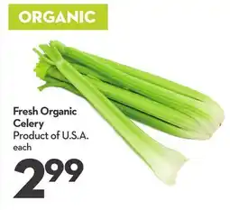 Longo's Fresh Organic Celery offer