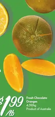 Longo's Fresh Chocolate Oranges offer