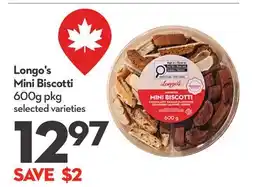Longo's Longo's Mini Biscotti offer
