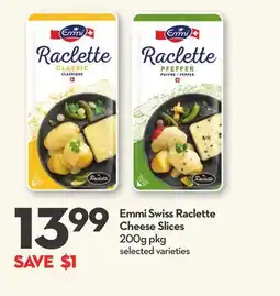 Longo's Emmi Swiss Raclette Cheese Slices offer
