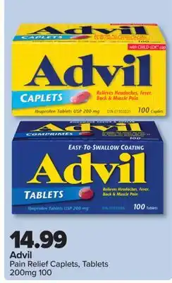 PharmaChoice Pain Relief Caplets Tablets 200mg 100 offer