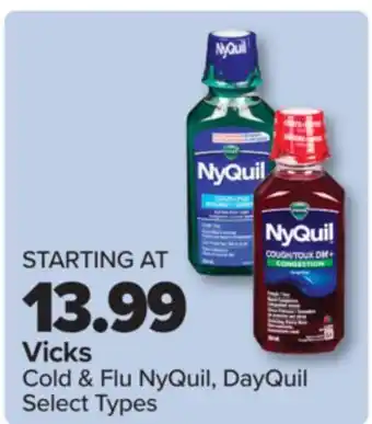 PharmaChoice Vicks Cold & Flu NyQuil, DayQuil offer