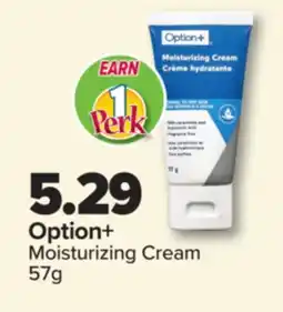 PharmaChoice Option+ Moisturizing Cream, 57g offer