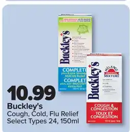 PharmaChoice Buckley's Cough, Cold, Flu Relief offer